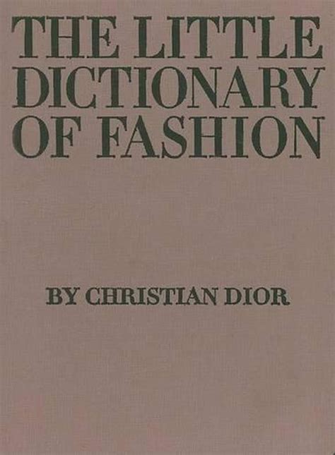 the little dictionary of fashion christian dior pdf|dior dictionary.